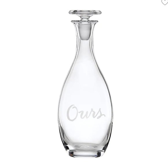 Kate Spade 2 Of A Kind Ours glass Decanter *STOPPER ONLY* nwot - Picture 1 of 2